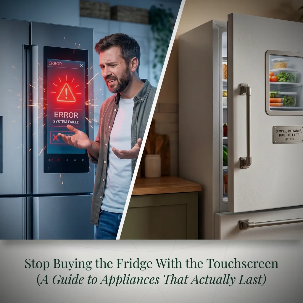 Stop Buying the Fridge With the Touchscreen (A Guide to Appliances That Actually Last)
