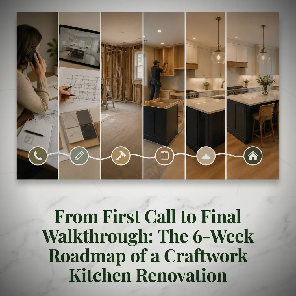 From First Call to Final Walkthrough: The 6-Week Roadmap of a Craftwork Kitchen Renovation