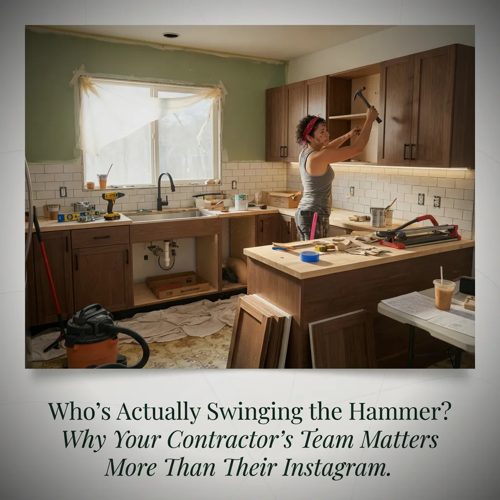 Who's Actually Swinging the Hammer? Why Your Contractor's Team Matters More Than Their Instagram