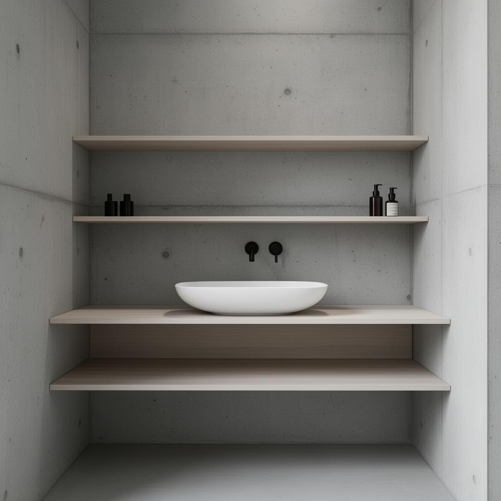 Concrete Vanity Bath